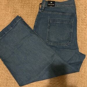 NWT Women’s J Crew Wide-Leg Crop Jeans